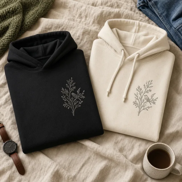 Çift Hoodie Seçim Rehberi: Kumaş, Baskı ve Beden