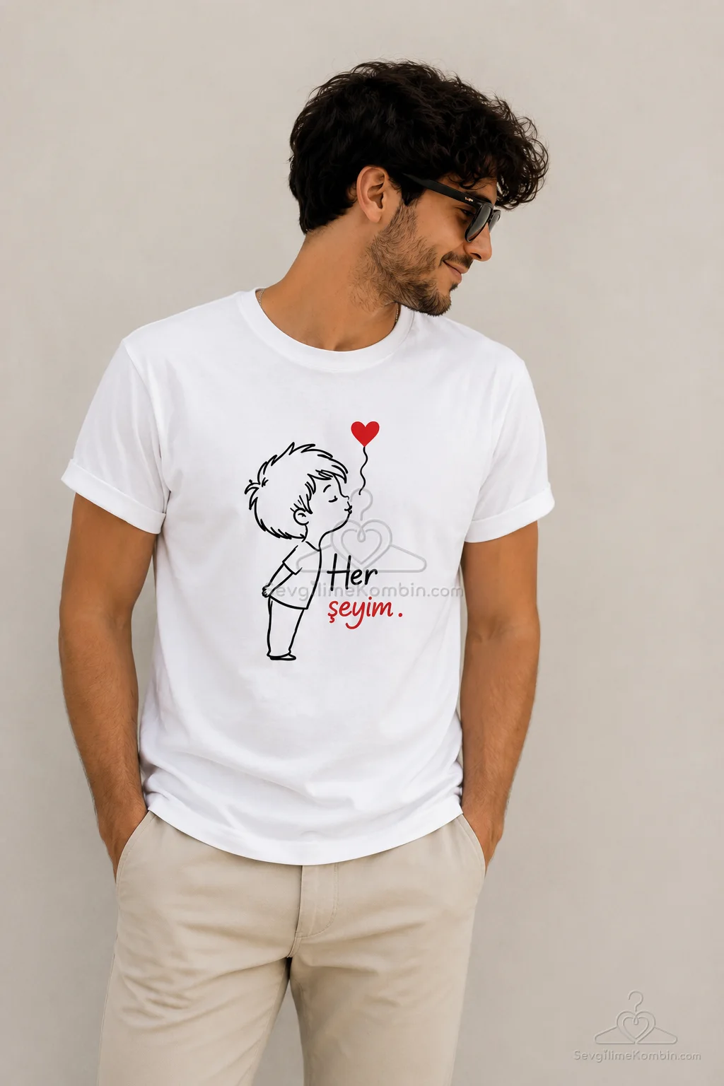 Sen Benim Her Şeyimsin Çift Tshirt Kombini