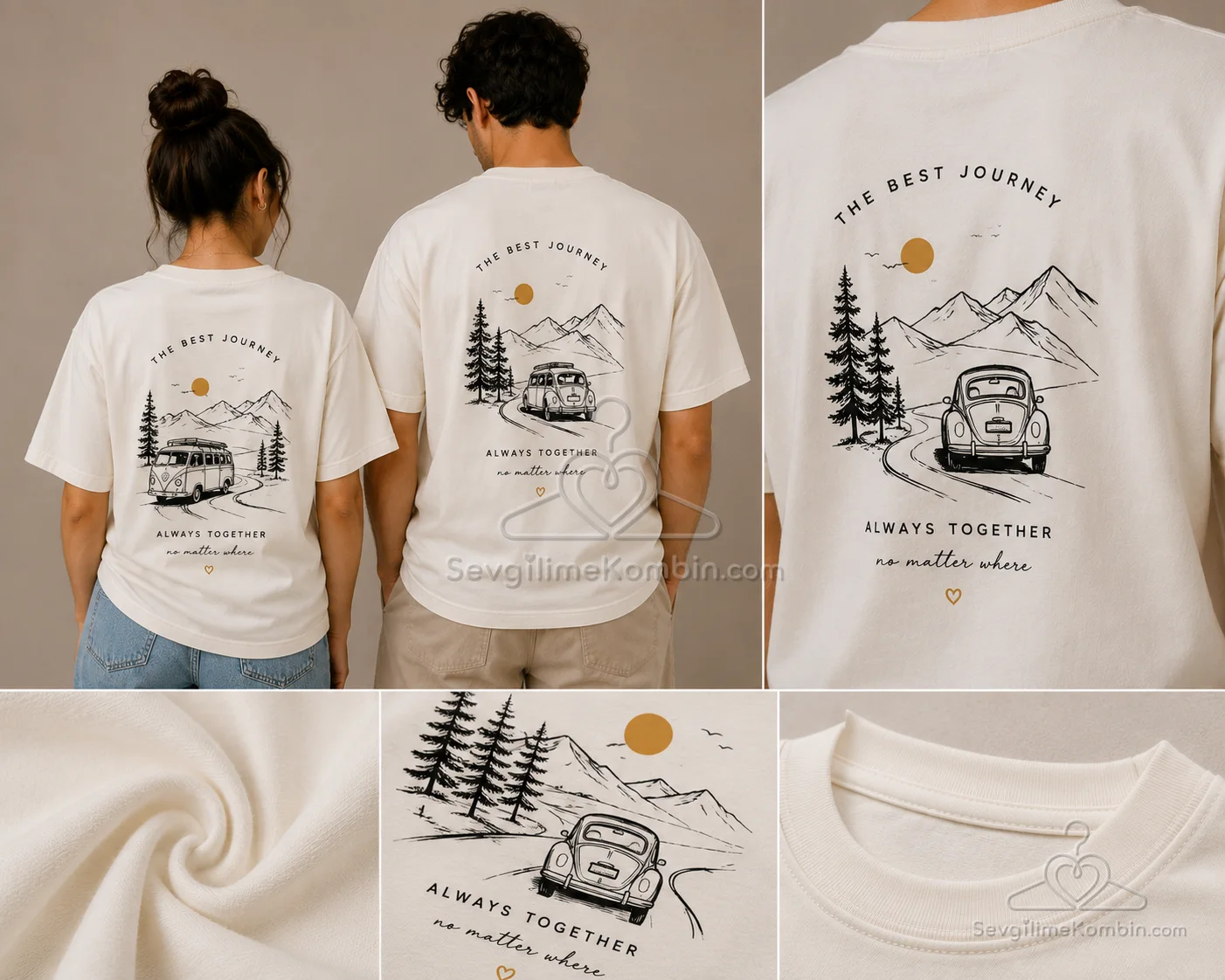 The Best Journay Sevgili Tshirt Kombini - 4