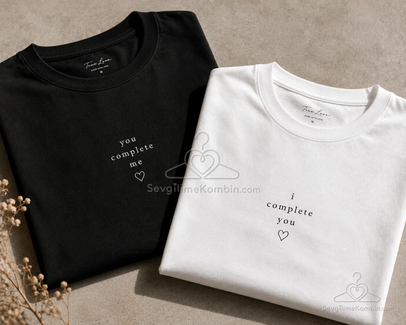 You Complete & i Complete Çift Tshirt Kombini