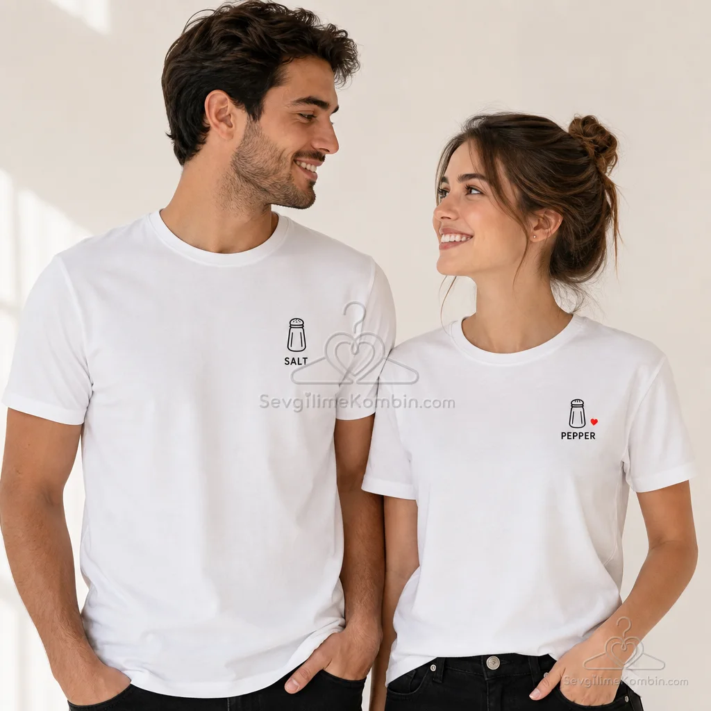Salt & Pepper Sevgili Tişört Kombini