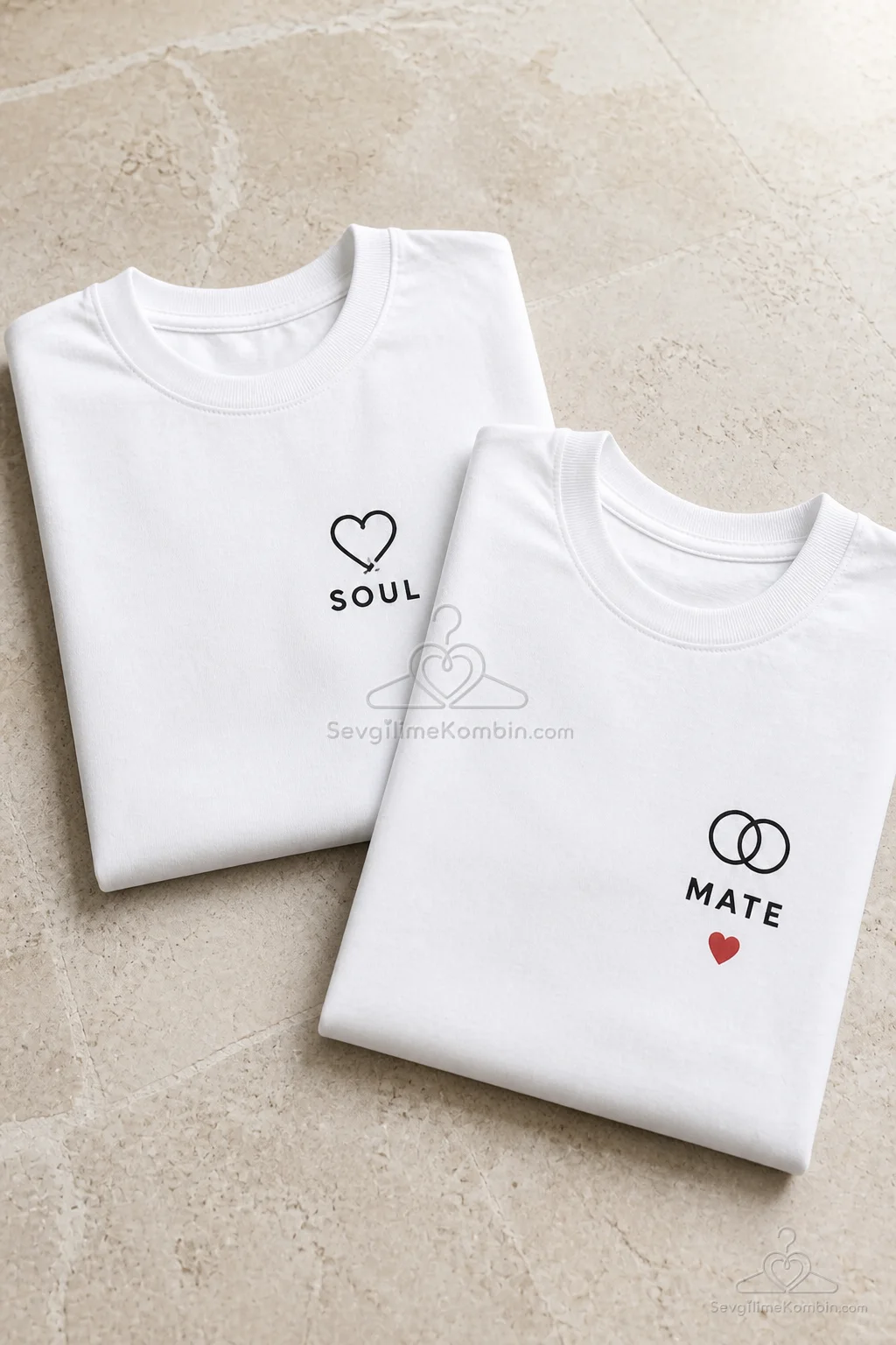 Soul & Mate Sevgili Tişört Kombini
