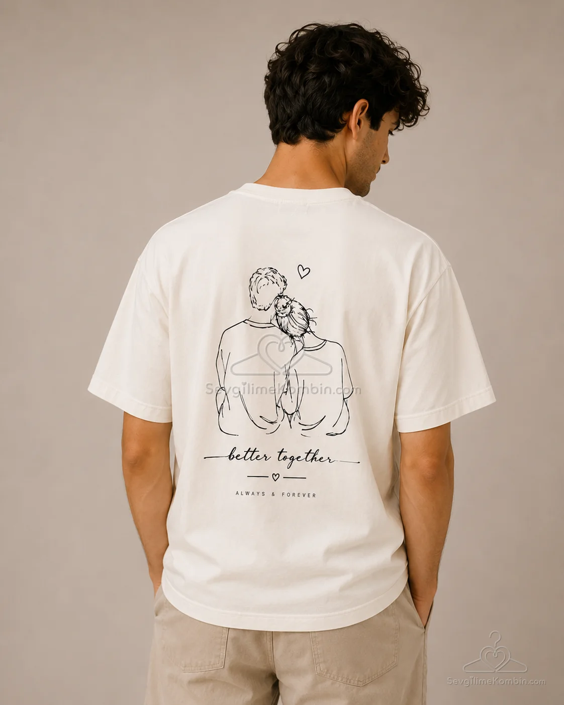 Better Together Sevgili Tshirt Kombini - 2