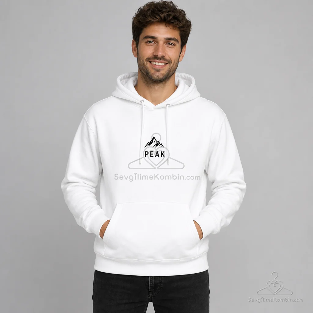 Peak & Base Kapşonlu Sevgili Kombini