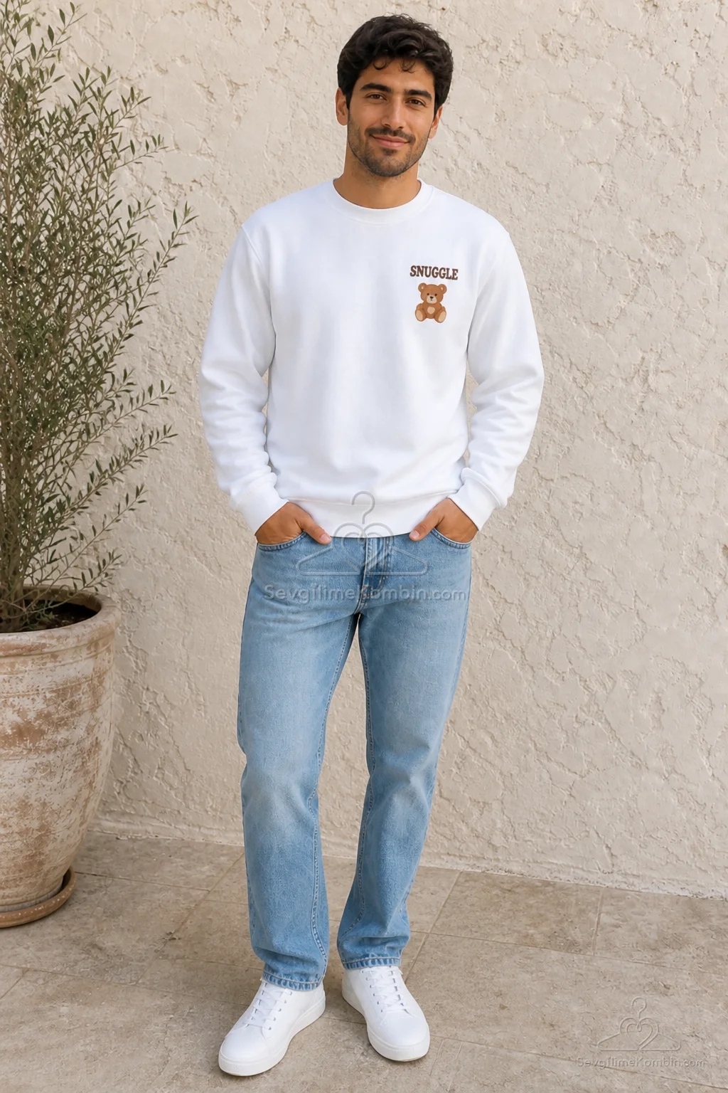 Snuggle Bug Çift Sweatshirt Kombini