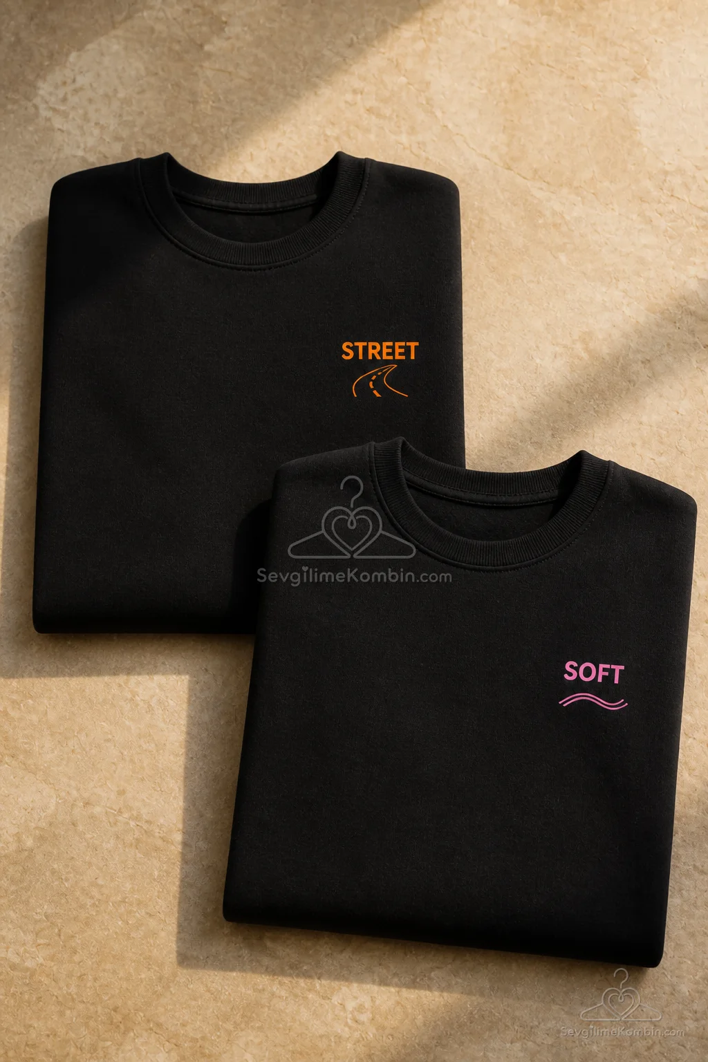 Street Soft Çift Sweatshirt Kombini