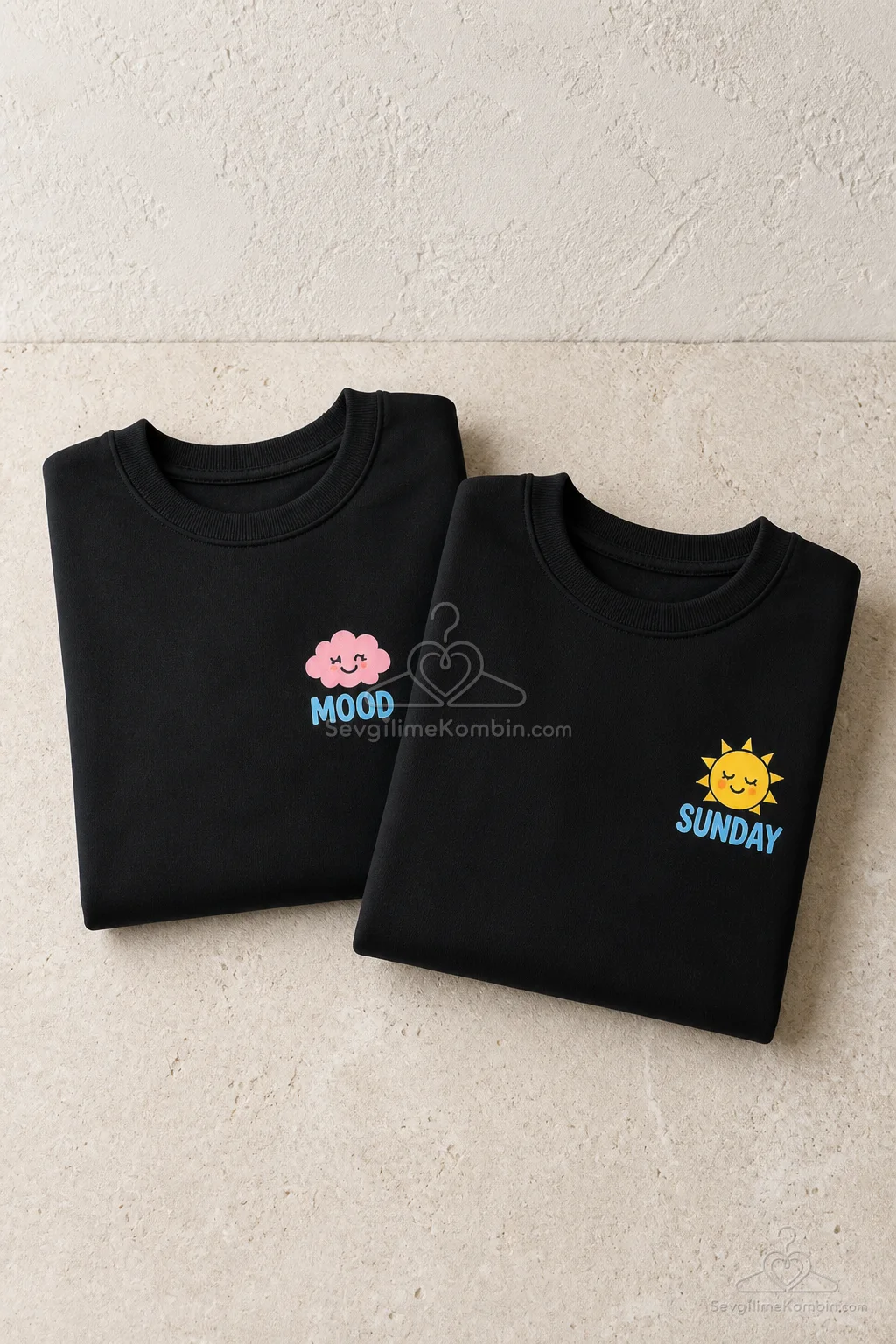 Sunday Mood Çift Sweatshirt Kombini