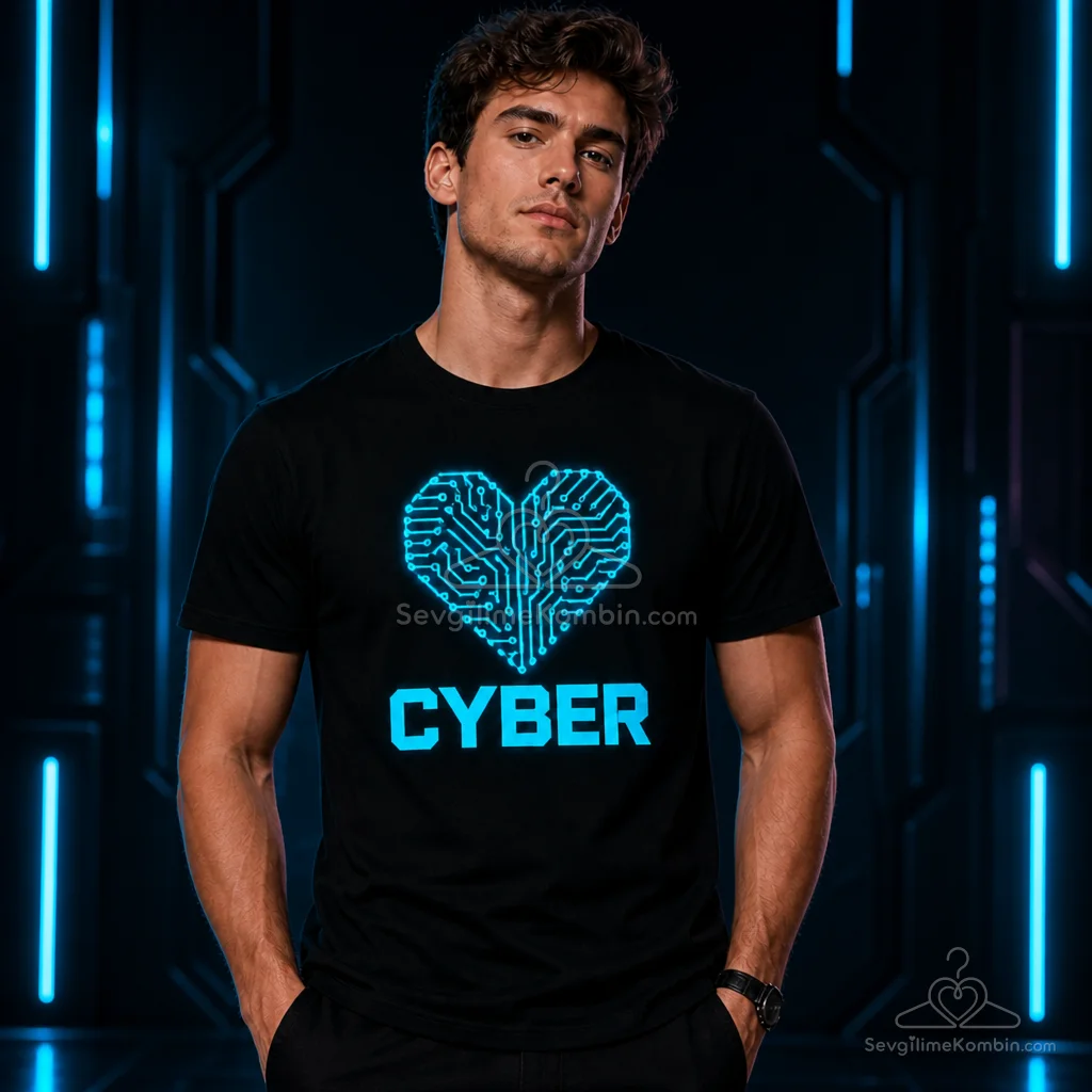 Cyber Crush Sevgili Tişört Kombini