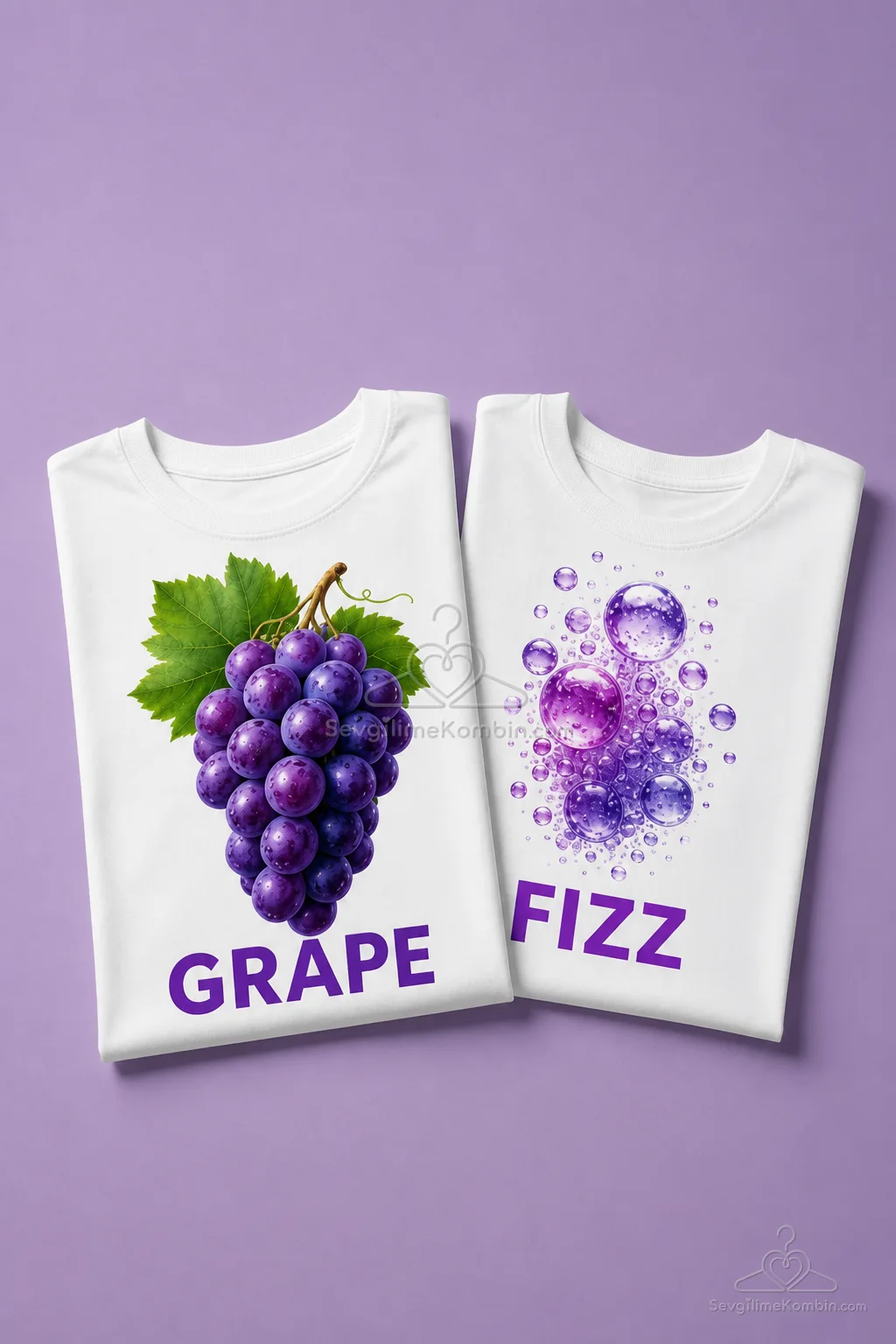 Grape Soda Sevgili Tişört Kombini