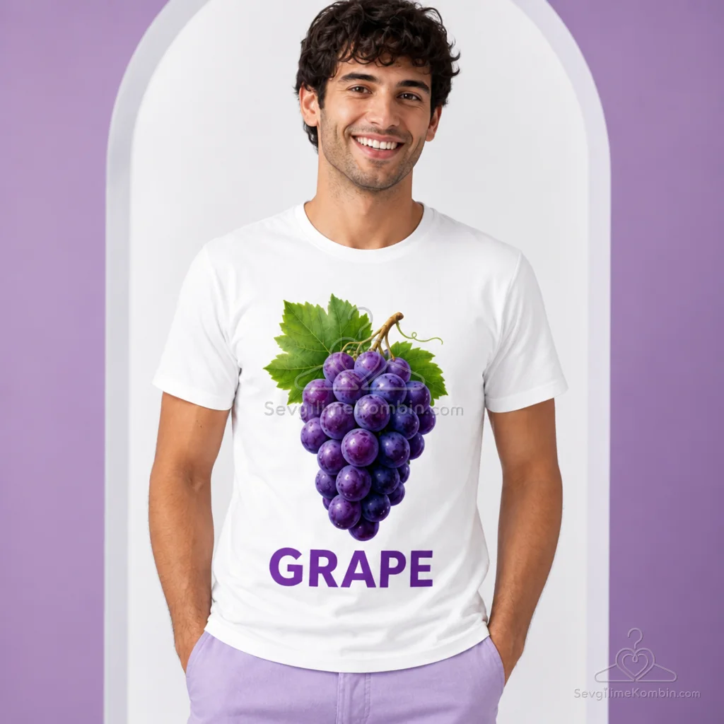 Grape Soda Sevgili Tişört Kombini