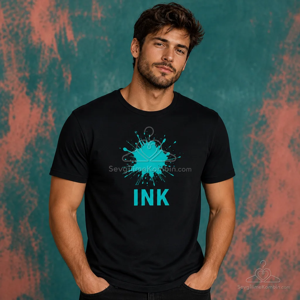 Ink Blot Sevgili Tişört Kombini
