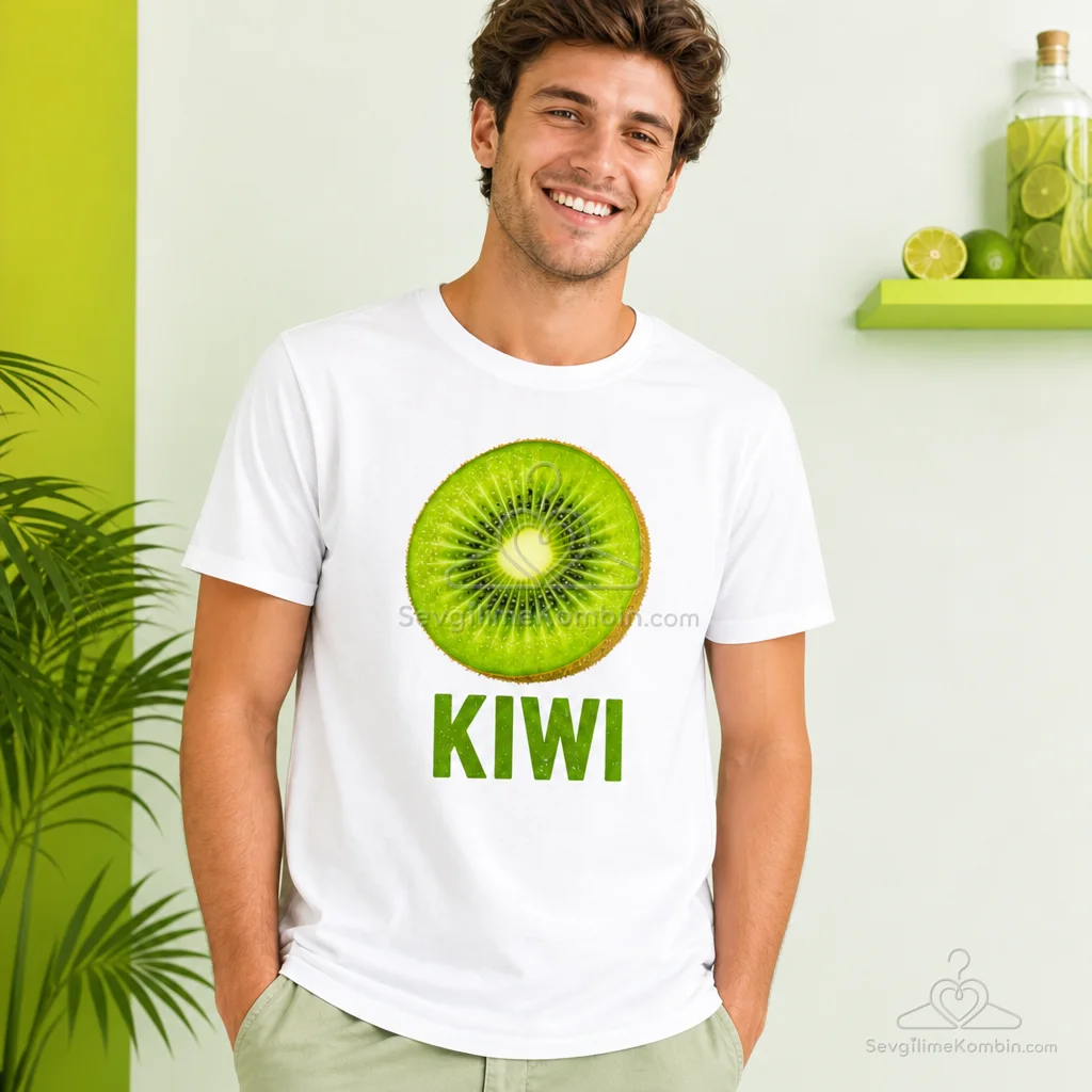 Kiwi Splash Sevgili Tişört Kombini