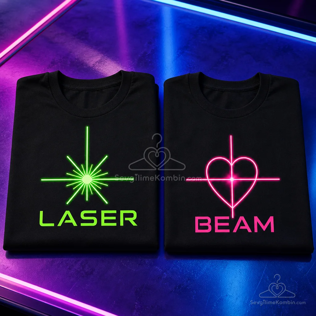 Laser Beam Sevgili Tişört Kombini