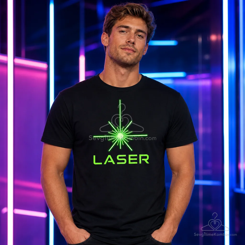 Laser Beam Sevgili Tişört Kombini